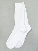 男子ソックス 白
