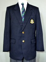 男子ブレザータイプジャケット 濃紺