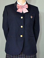 女子ブレザータイプジャケット 濃紺