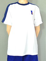 半袖体操服 白 紺ライン
