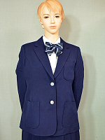 女子ブレザータイプジャケット 濃紺