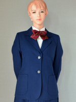 女子ブレザータイプジャケット 紺