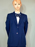 女子ブレザータイプジャケット 紺