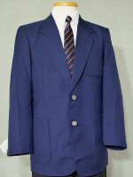 男子ブレザータイプジャケット 紺